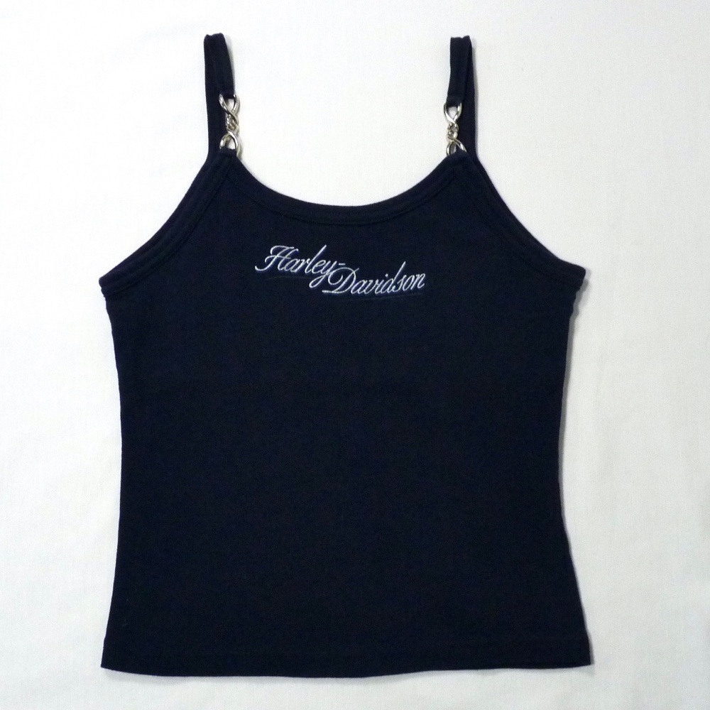 Vintage 'LOS ANGELES Harley-Davidson Junior’s M Navy Blue  MADE IN USA 🇺🇸